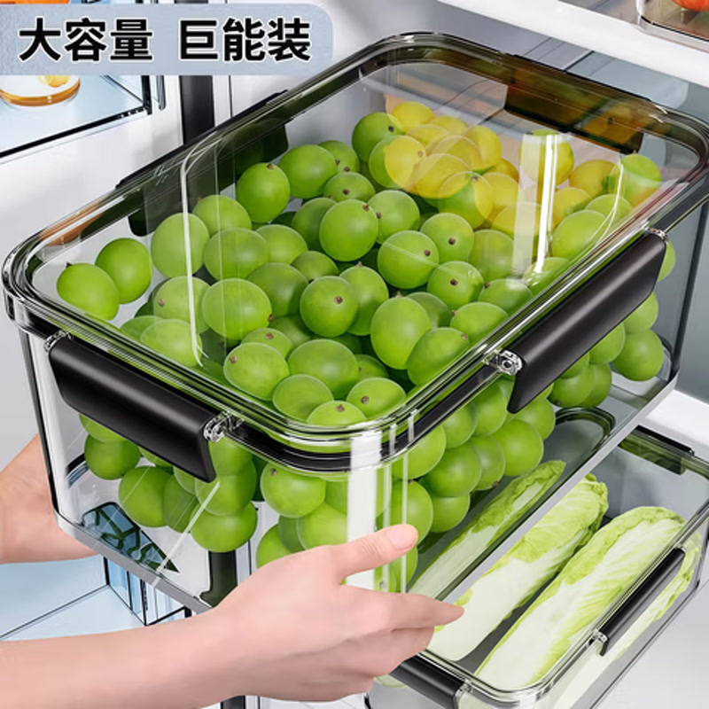 家の物语日本保鲜盒特大号10000ML大容量密封冷冻冷藏冰箱收纳盒